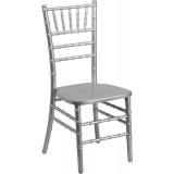 Flash Elegance Supreme Silver Wood Chiavari Chair [SZ-SILVER-GG]