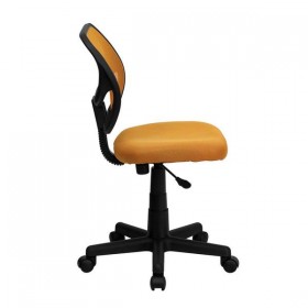 Mid-Back Orange Mesh Task Chair and Computer Chair [WA-3074-OR-GG]
