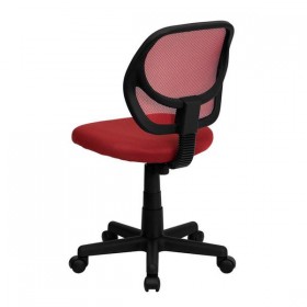 Mid-Back Red Mesh Task Chair and Computer Chair [WA-3074-RD-GG]