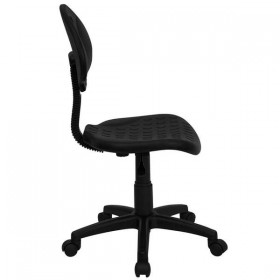 ''Tuff Butt'' Soft Black Polypropylene Utility Task Chair [WL-908G-GG]