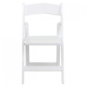 HERCULES Series White Wood Folding Chair with Vinyl Padded Seat [XF-2901-WH-WOOD-GG]