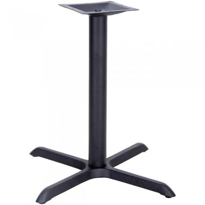 33'' x 33'' Restaurant Table X-Base with 4'' Dia. Table Height Column [XU-T3333-GG]
